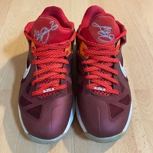 Nike LeBron 9 Low – Team Red/Challenge Red